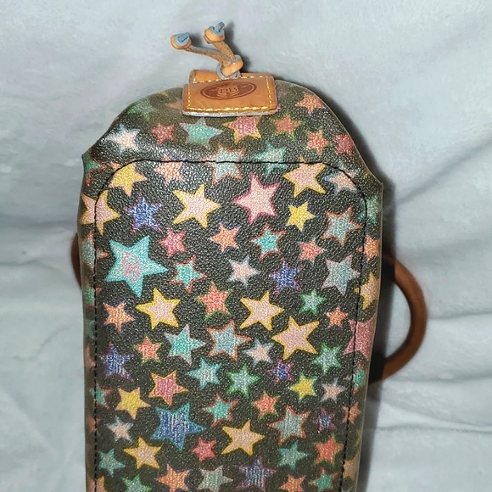 Dooney & Bourke Vintage Y2K Scribble Stars Satchel Bag Purse